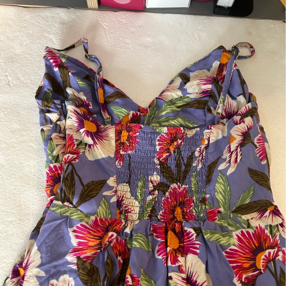 L*space riptide high low slip knot maxi dress lost in Ibiza purple floral print - Picture 13 of 13